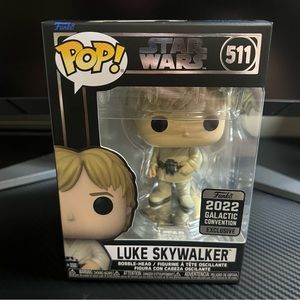 FUNKO POP! Star Wars Luke Skywalker 2022 Galactic Convention Exclusive 511